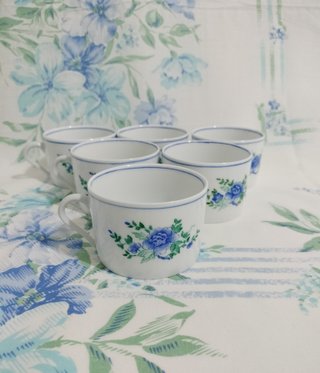 6 Tazas Limoges France
