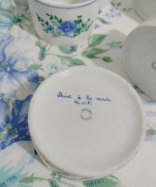 6 Tazas Limoges France