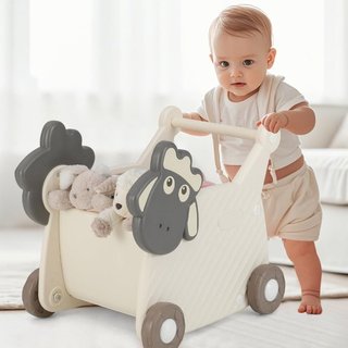 Carrito para niños en forma de oveja con capacidad