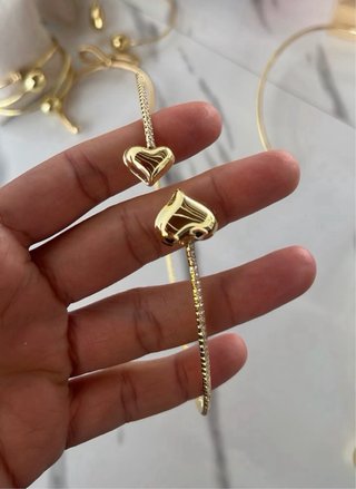 Collar Dorado Dama, brazalete , anillos