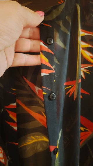 Cárdigan estampado floral talla 46/48