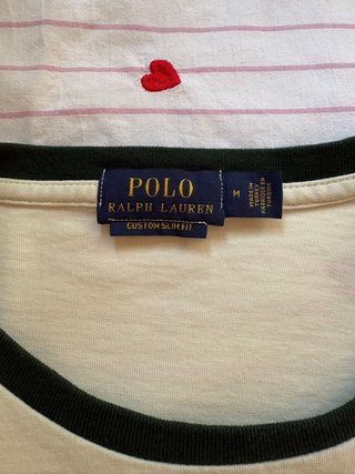 Camiseta Polo Ralph Lauren Beige Negra