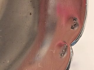 Vaso in argento decorato
