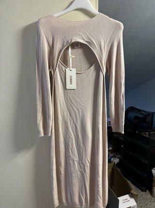 Abito Kontatto in maglia beige