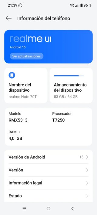 Móvil dorado (oro)
