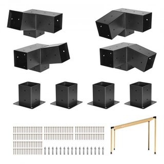 Kit de pérgola, soporte inclinado de 3 vías de 4x4