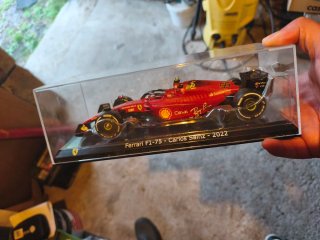 Maqueta Ferrari F1-75 Carlos Sainz 2022