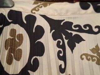 Falda plisada midi estampada