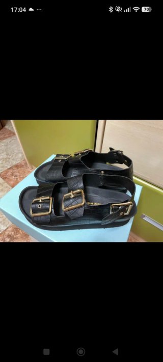 Sandalias negras plataforma