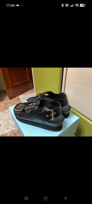 Sandalias negras plataforma