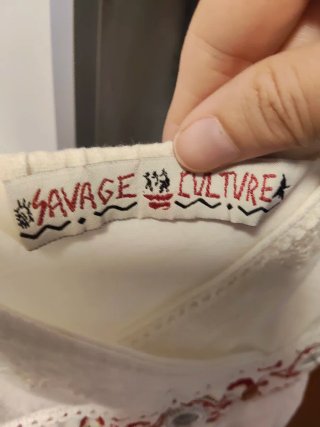Vestido de espejitos blanco