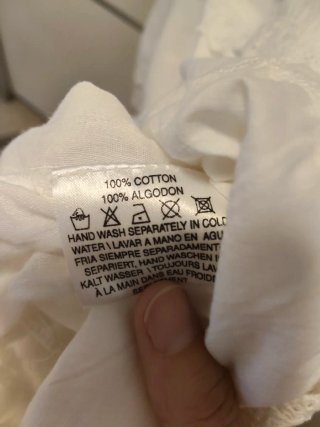 Vestido de espejitos blanco