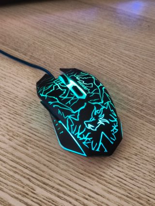 Mouse da Gaming VGUARD RGB Nero