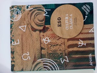Libro de texto Cultura clásica 2°ESO