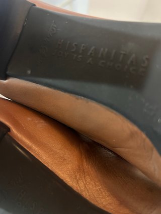 Zapatos Hispanitas Marrones y Plateados