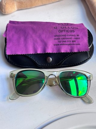 Gafas de sol Carrera doradas y verdes
