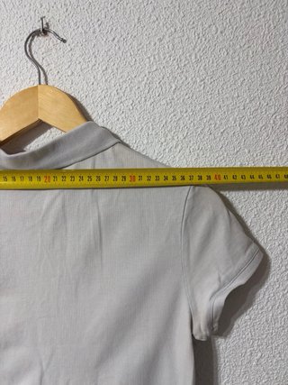 Polo U.S. Polo Assn. blanco mujer manga corta
