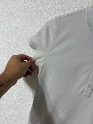 Polo U.S. Polo Assn. blanco mujer manga corta