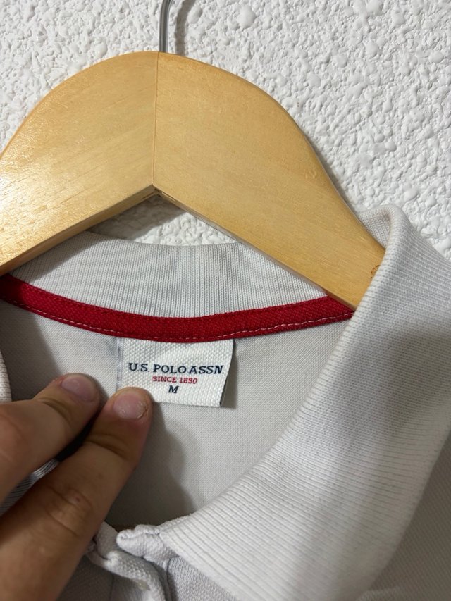Polo U.S. Polo Assn. blanco mujer manga corta