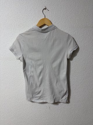 Polo U.S. Polo Assn. blanco mujer manga corta