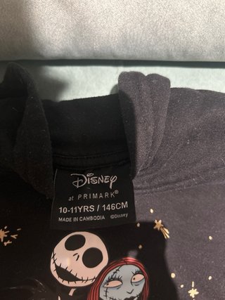Sudadera Negra Jack y Sally