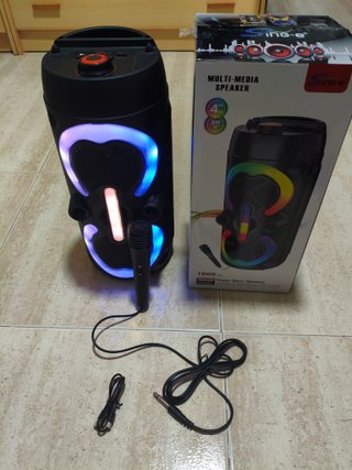 Altavoz Karaoke Sing-e Bluetooth Recargable.