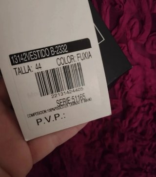 Vestito fucsia cerimonia ZM Woman nuovo tg 44