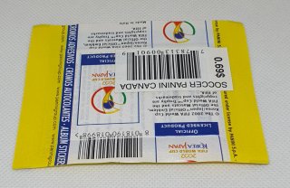⚽️ SOBRE DE 6 CROMOS DE FUTBOL MUNDIAL KOREA 2002