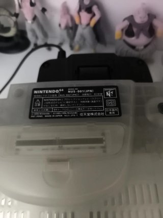 Nintendo 64 Giapponese Blu Trasparente