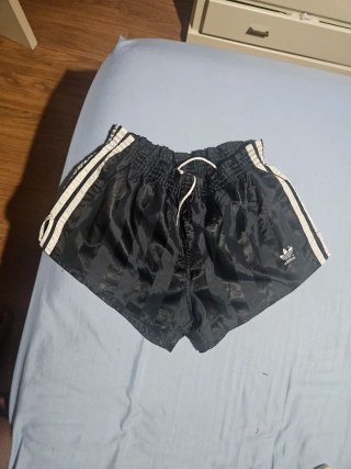 Shorts Adidas Vintage Rayas Poliamida Talla M