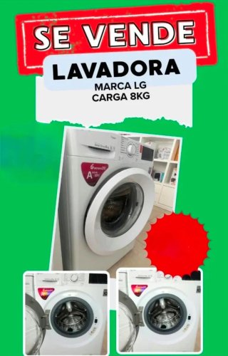 Lavadora LG Carga 8kg