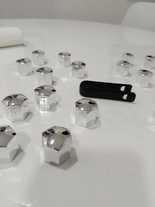 20 embellecedores Tapas Tornillos Rueda Coche