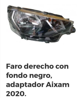 Faro Delantero Aixam 2020 Izq/Der fondo negro