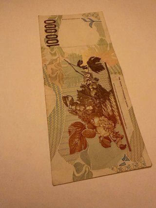 Banconota 100.000 Lire Caravaggio