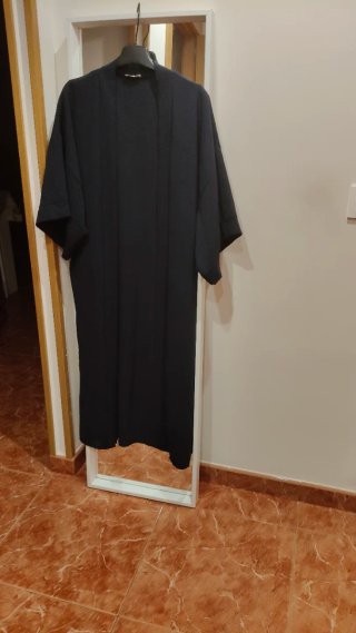 Cárdigan fluido talla 46/48 azul marino
