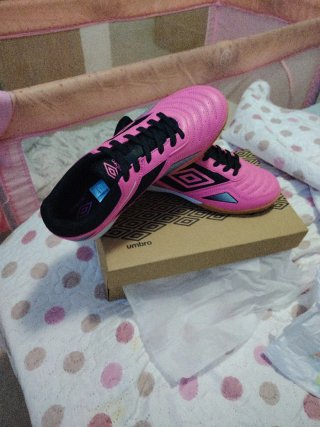 Umbro Sala Ctrl Zapatillas Fútbol Rosa/Negro