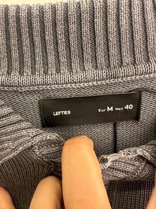 Polo gris de punto
