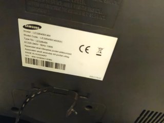 Televisor Samsung 32 Negro