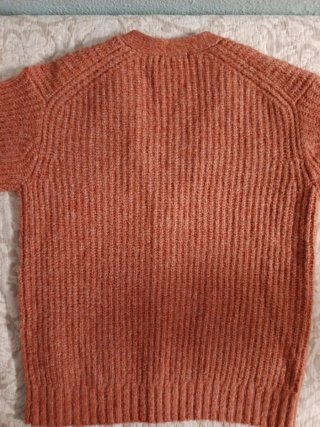 Abrigo Oversize Uniqlo Naranja Talla M