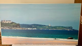 Cuadro Fotografía Bahía Santander Laminada .