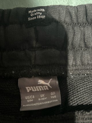 Chándal Puma niña rosa y negro