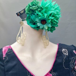 Traje de Flamenca Artesanal Estilo Bata Rociera.