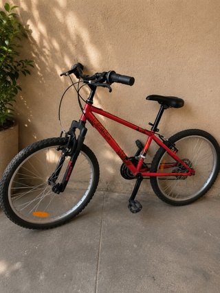 Bicicleta Decathlon Roja