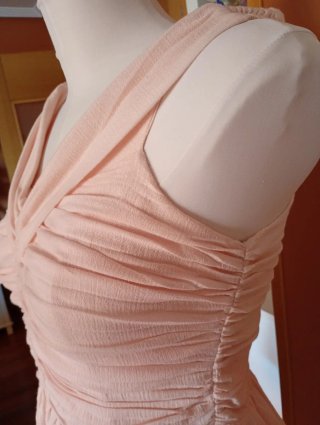 Vestido rosa bonito talla 38