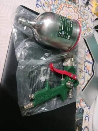 Pistola Neumática Pulverizadora Parkside PDFP 500
