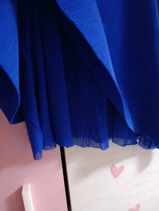 Blusa amplia azul