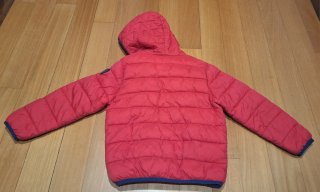 Casaco de inverno para rapaz vermelho