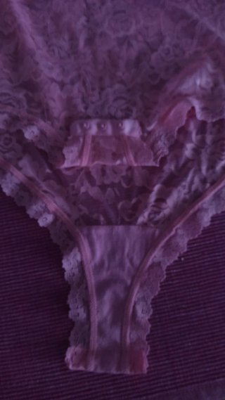 Body de encaje Énfasis rosa talla S