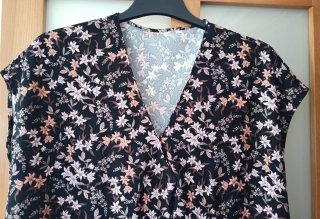 Vestido estampado floral Mango