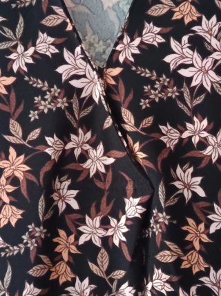 Vestido estampado floral Mango